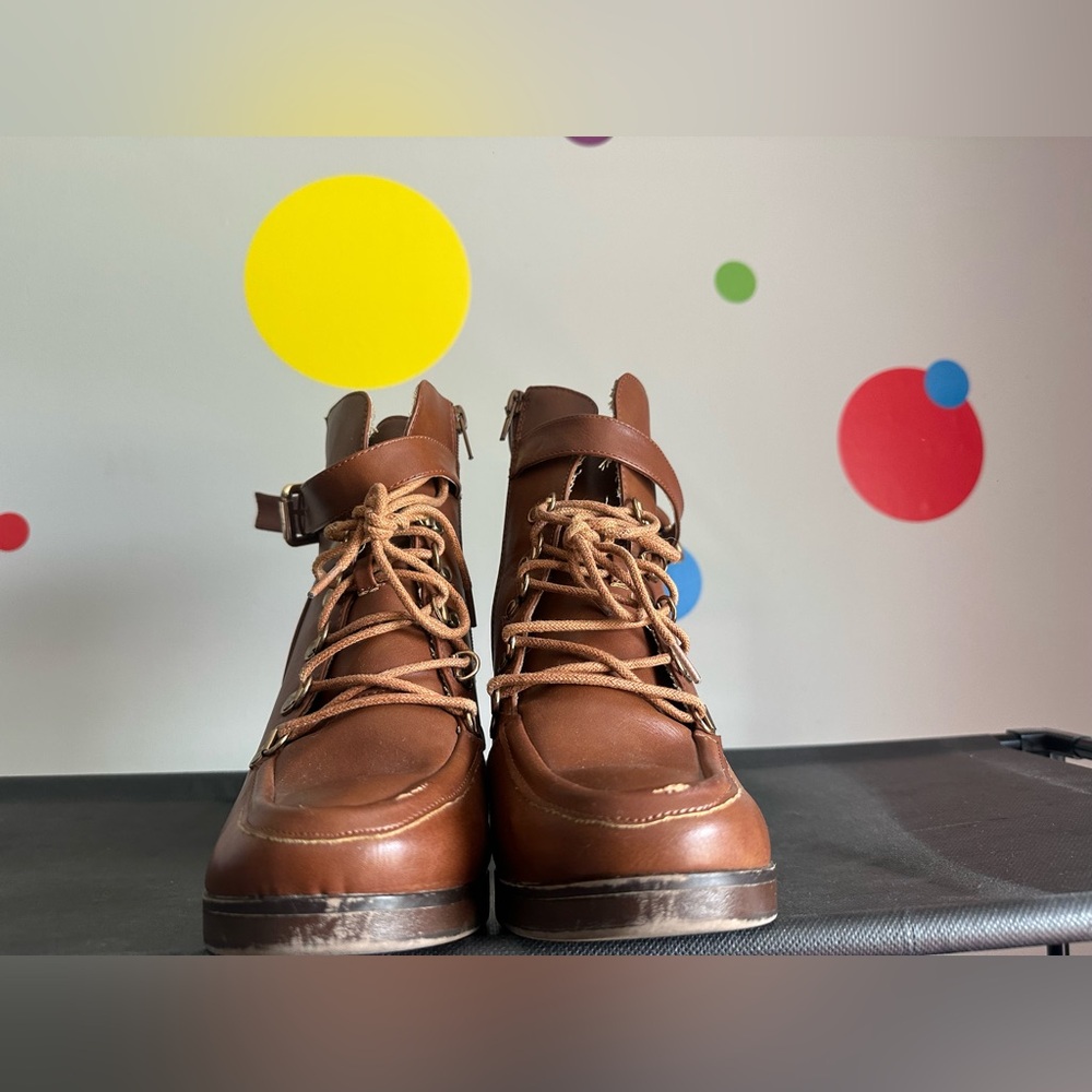 Brown Leather Men's Boots